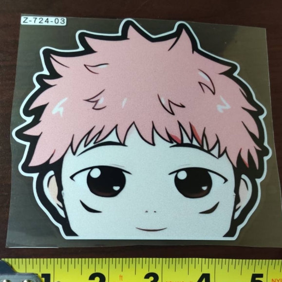 Yuji Jujutsu Kaisen Car Sticker Anime - Picture 4 of 4